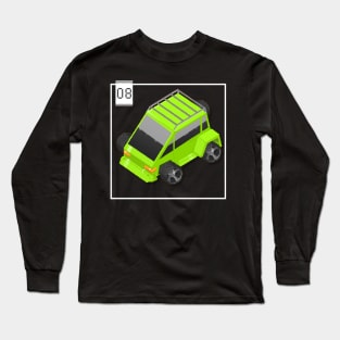 08 - Pixel Cars - Little 4x4 Long Sleeve T-Shirt
